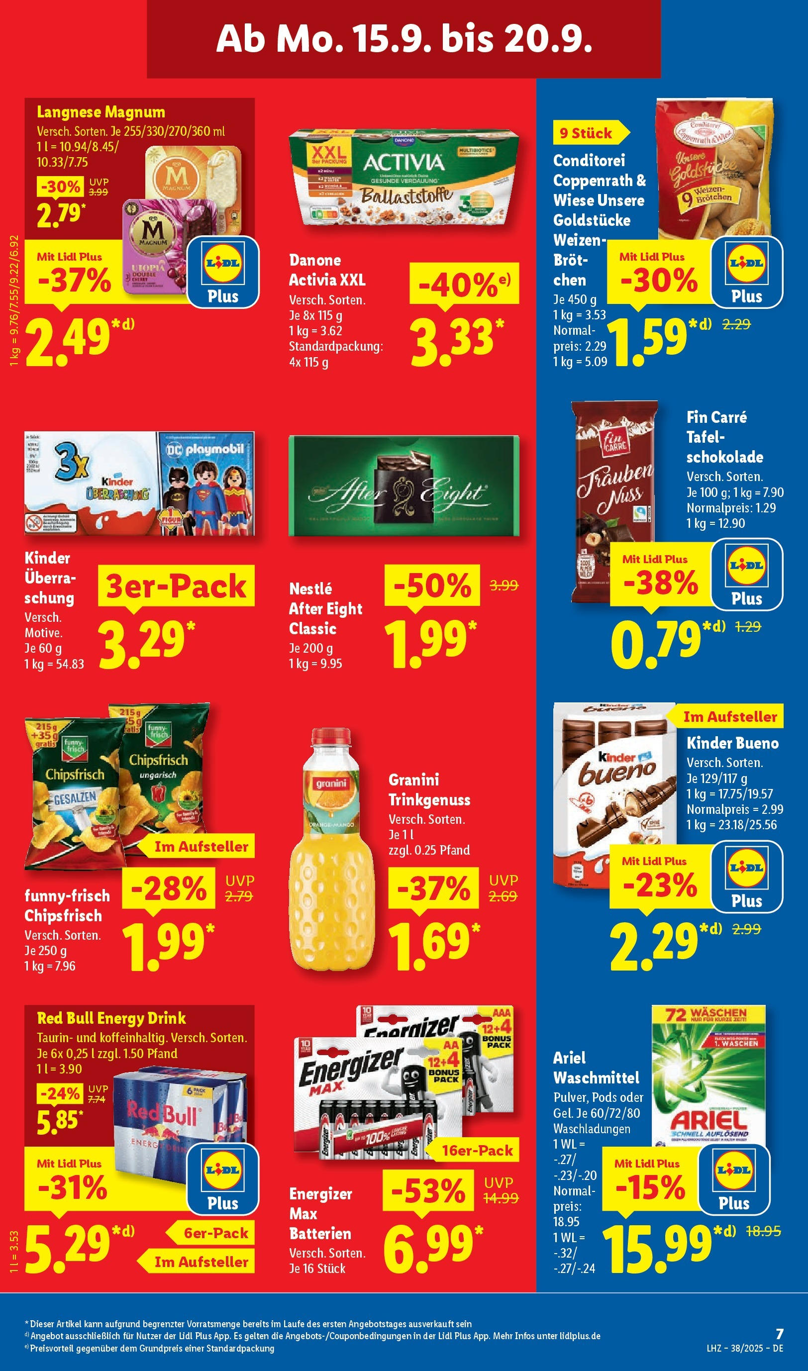 Lidl: Wochenangebote von 14. September bis 20. September 2025 - Prospekt seite 17