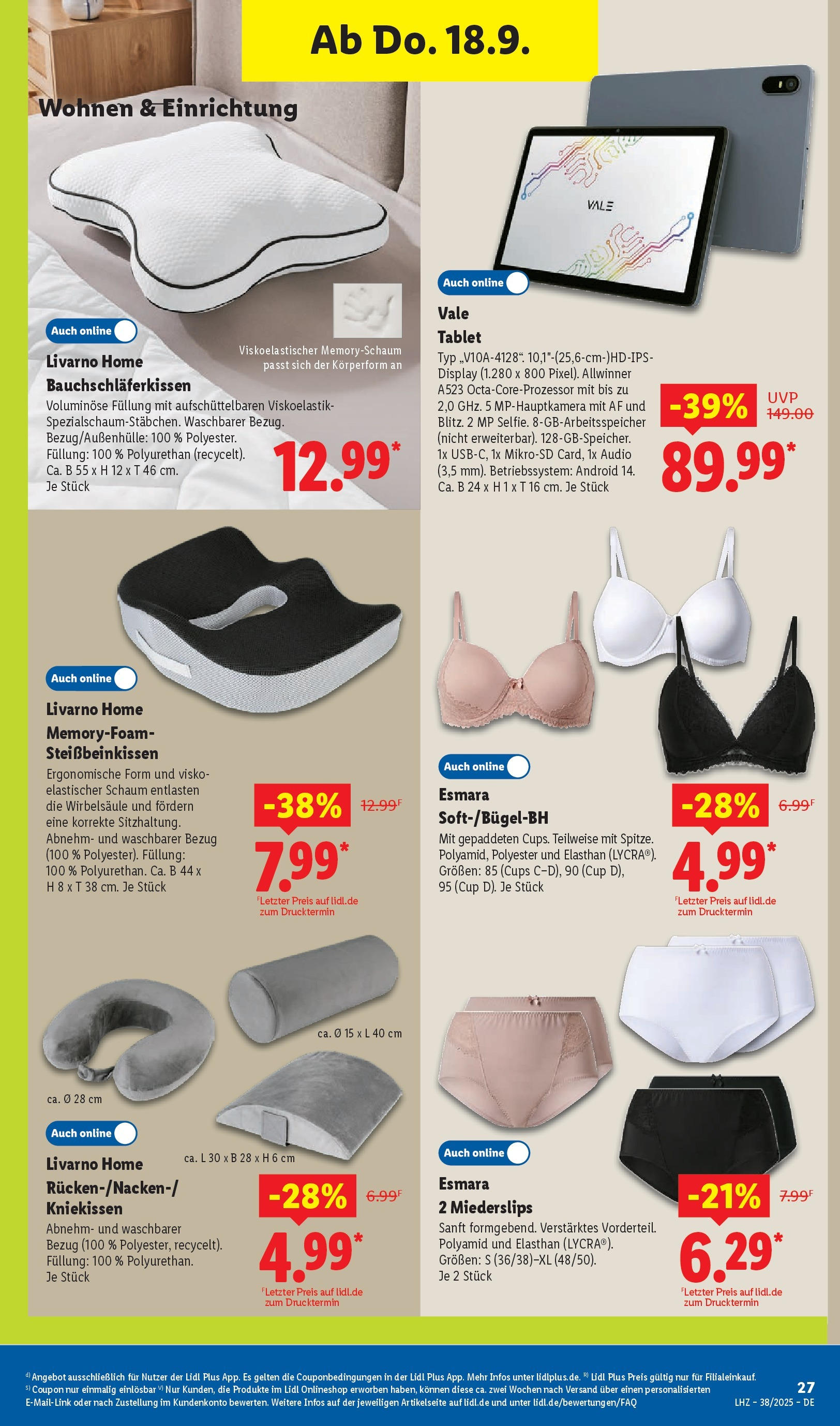 Lidl: Wochenangebote von 14. September bis 20. September 2025 - Prospekt seite 45