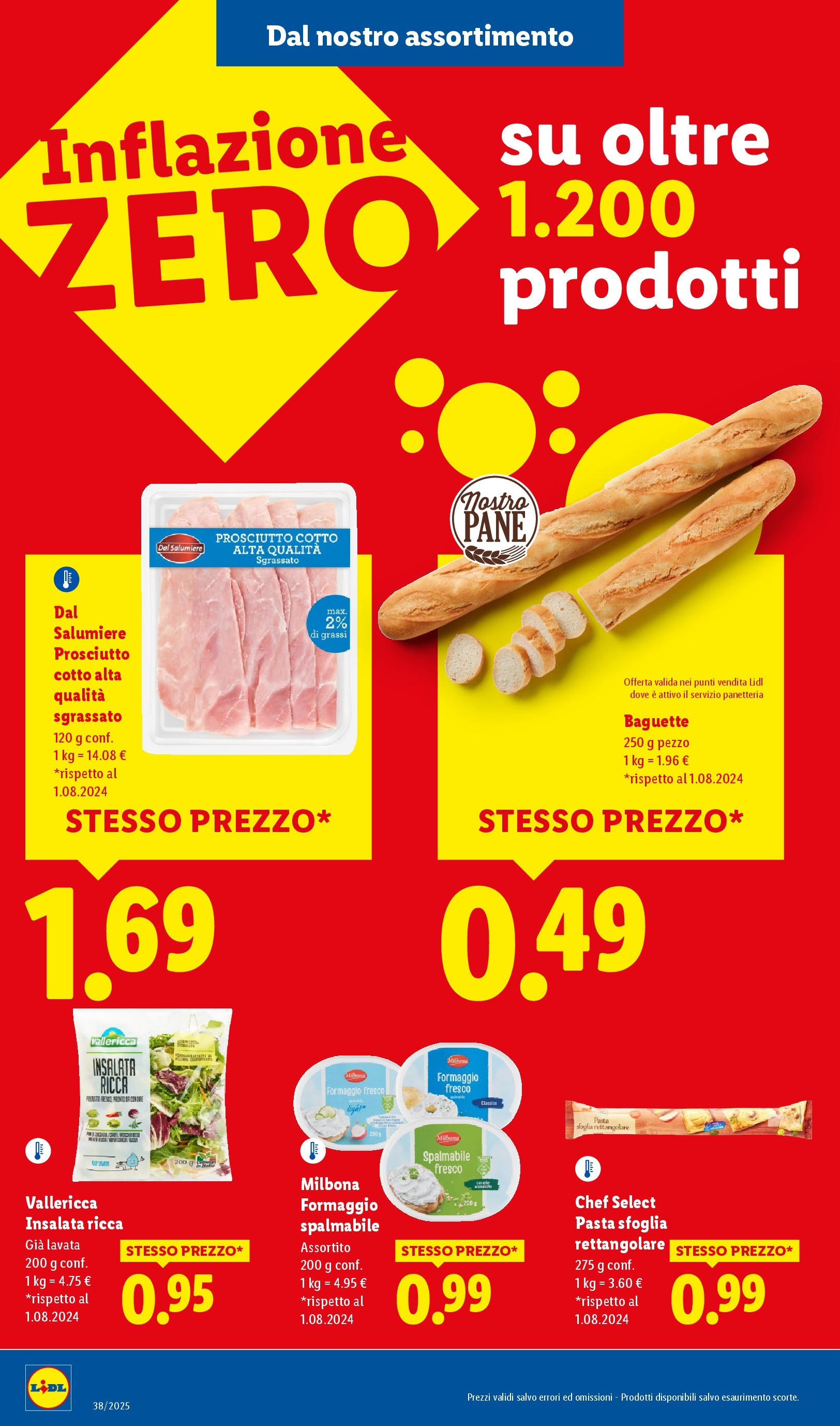 LIDL nuovo volantino dal 14/09/2025 - in anteprima⏳ | Pagina: 8 | Prodotti: Prosciutto Cotto, Pasta sfoglia, Insalata, Pasta LIDL volantino della prossima settimana dal 14/09/2025 📣 | Pagina: 8 | Prodotti: Prosciutto Cotto, Pasta sfoglia, Insalata, Pasta