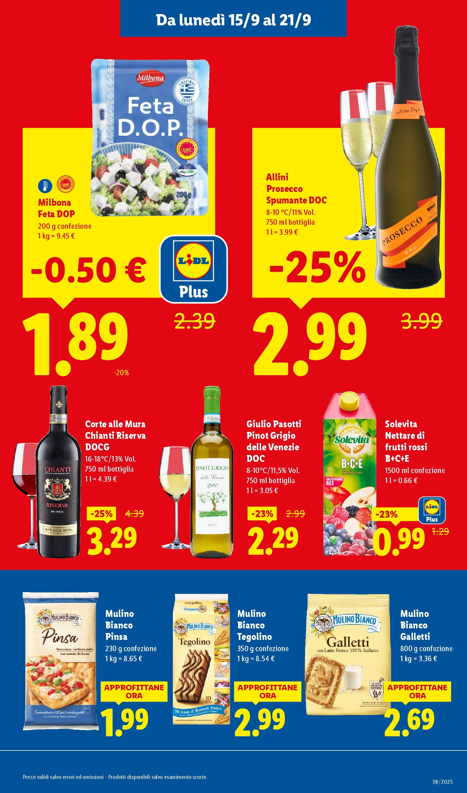 LIDL nuovo volantino dal 14/09/2025 - in anteprima⏳ | Pagina: 17 | Prodotti: Prosecco, Latte, Spumante, Vassoio LIDL volantino della prossima settimana dal 14/09/2025 📣 | Pagina: 17 | Prodotti: Prosecco, Latte, Spumante, Vassoio