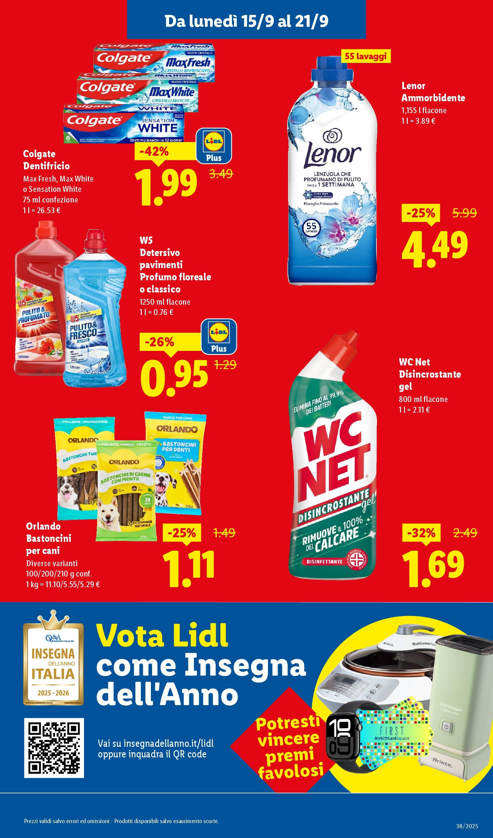 LIDL nuovo volantino dal 14/09/2025 - in anteprima⏳ | Pagina: 19 | Prodotti: Dentifricio, Menta, Lenzuola, Profumo LIDL volantino della prossima settimana dal 14/09/2025 📣 | Pagina: 19 | Prodotti: Dentifricio, Menta, Lenzuola, Profumo