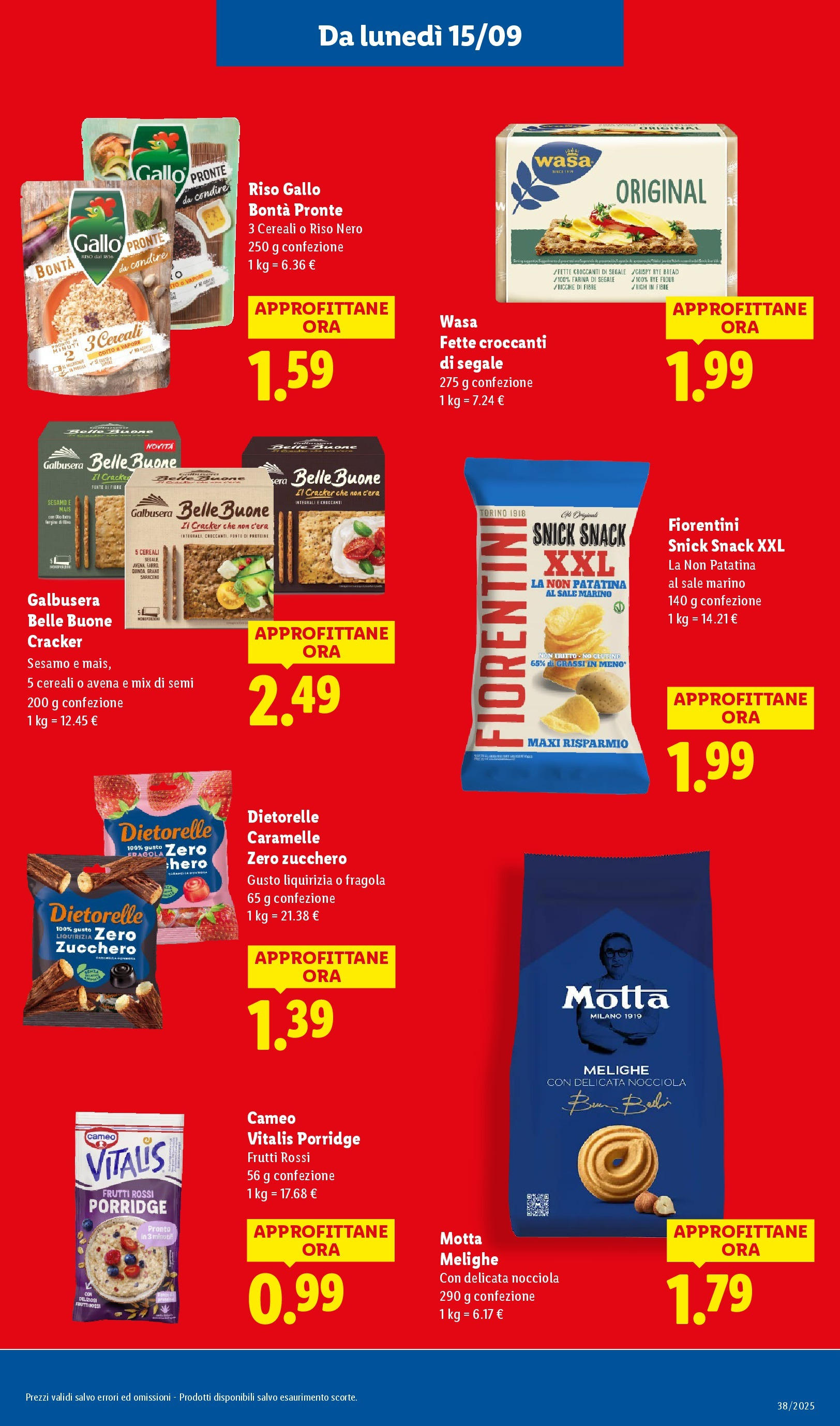 LIDL nuovo volantino dal 14/09/2025 - in anteprima⏳ | Pagina: 21 | Prodotti: Caramelle, Cereali, Zucchero, Farina LIDL volantino della prossima settimana dal 14/09/2025 📣 | Pagina: 21 | Prodotti: Caramelle, Cereali, Zucchero, Farina
