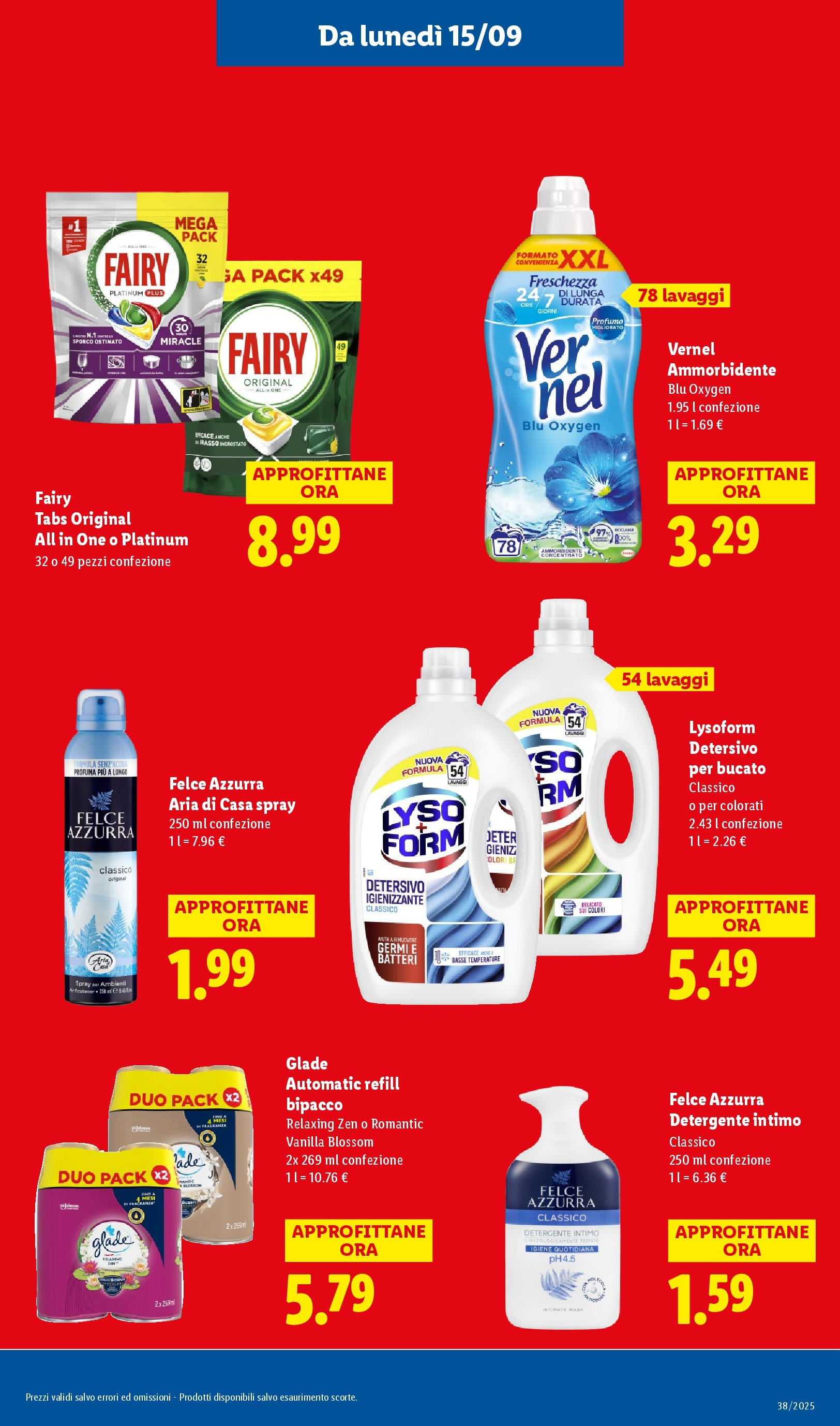 LIDL nuovo volantino dal 14/09/2025 - in anteprima⏳ | Pagina: 23 | Prodotti: Ammorbidente, Detergente intimo, Intimo, Profumo LIDL volantino della prossima settimana dal 14/09/2025 📣 | Pagina: 23 | Prodotti: Ammorbidente, Detergente intimo, Intimo, Profumo