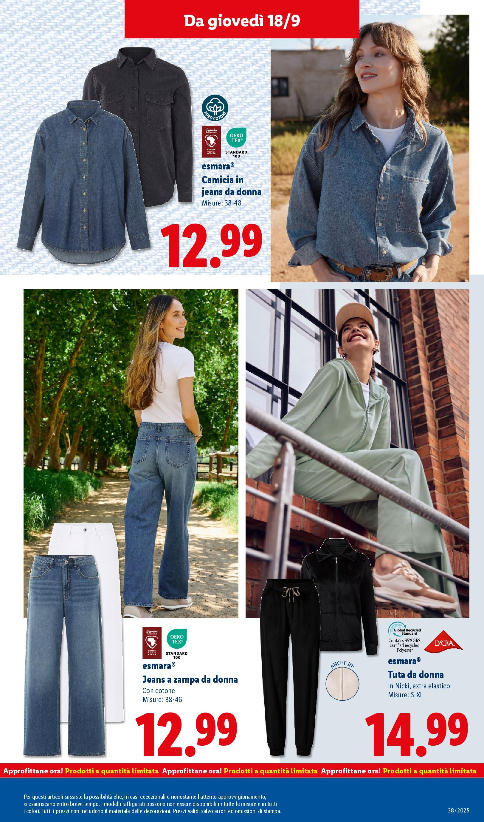 LIDL nuovo volantino dal 14/09/2025 - in anteprima⏳ | Pagina: 55 | Prodotti: Camicia, Jeans LIDL volantino della prossima settimana dal 14/09/2025 📣 | Pagina: 55 | Prodotti: Camicia, Jeans