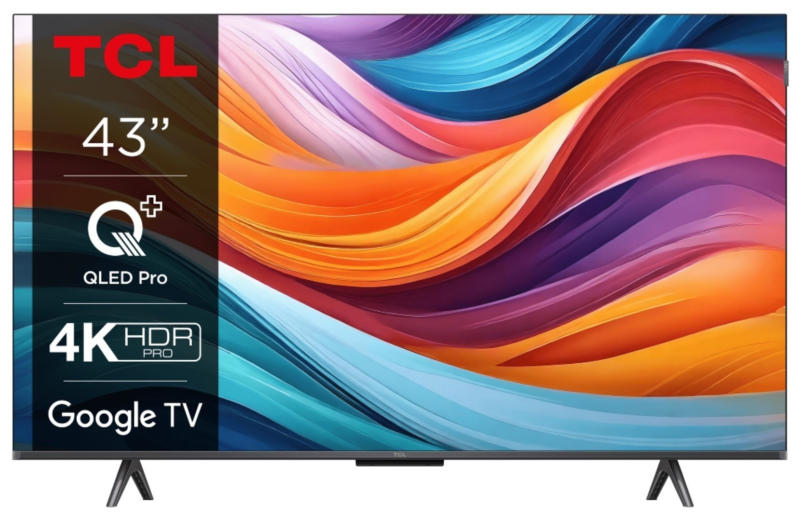 Televizor Smart TCL 43T7B, 108 cm, Ultra HD 4K