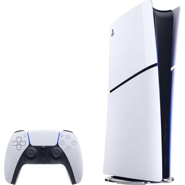 Consola Sony PlayStation 5, Slim, 1TB SSD, Digital Edition, Negru / Alb
