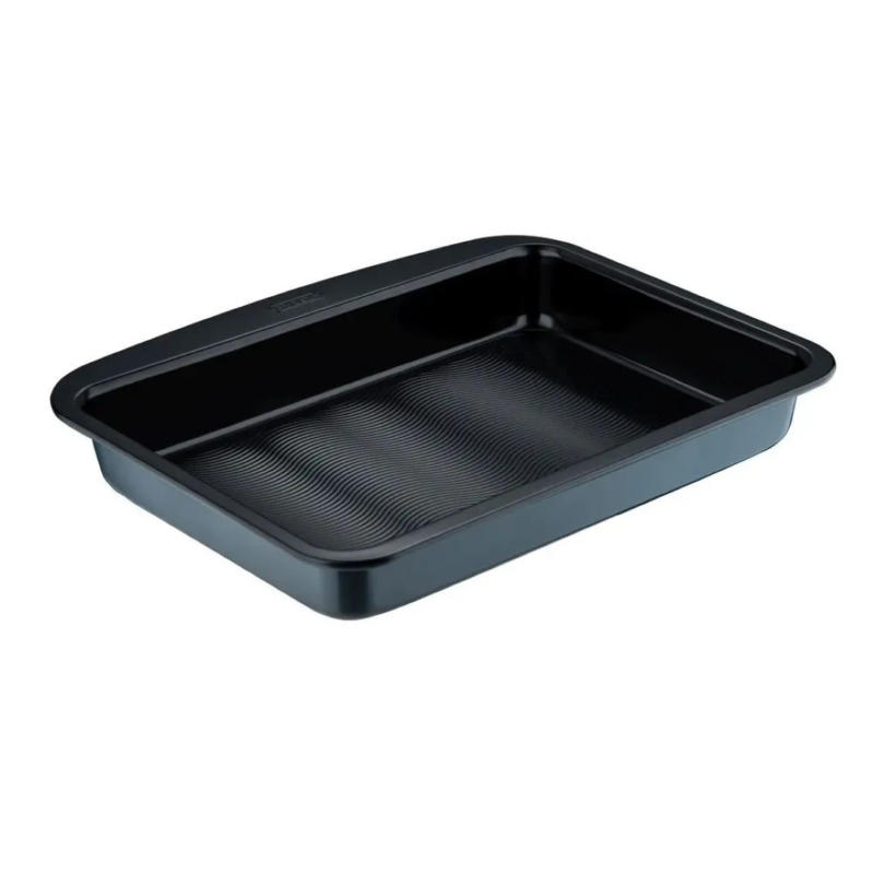 Tava pentru copt Pyrex Wave PY-5206, otel carbon, 35.5x28.1x5 cm, Albastru