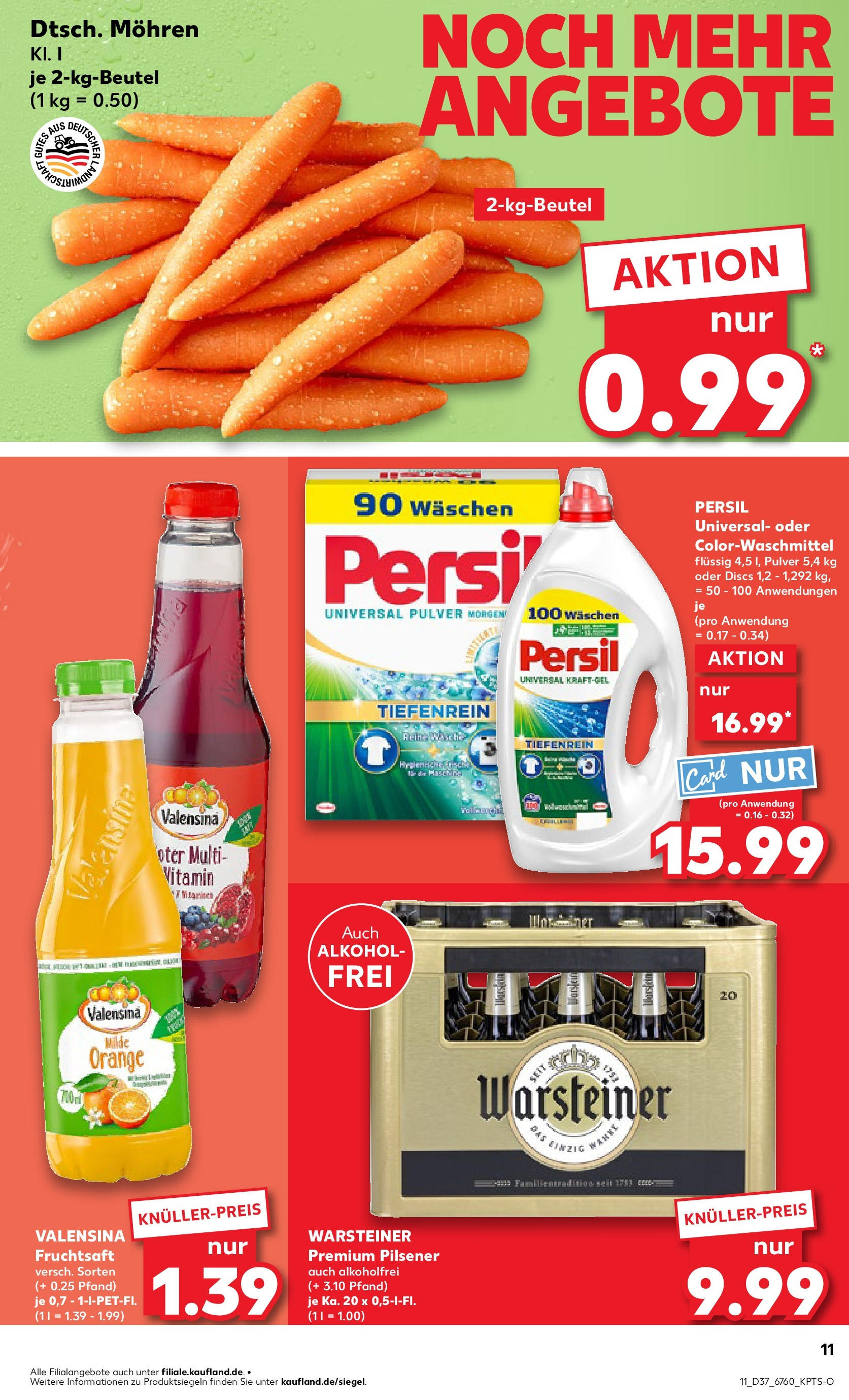 Prospekt Kaufland ab 14.09.2025 » Angebote und Werbung Online | Seite: 11 | Produkte: Mohren, Warsteiner, Fruchtsaft, Persil Prospekt Kaufland ab 14.09.2025 » Angebote Online zum Blättern | Seite: 11 | Produkte: Mohren, Warsteiner, Fruchtsaft, Persil