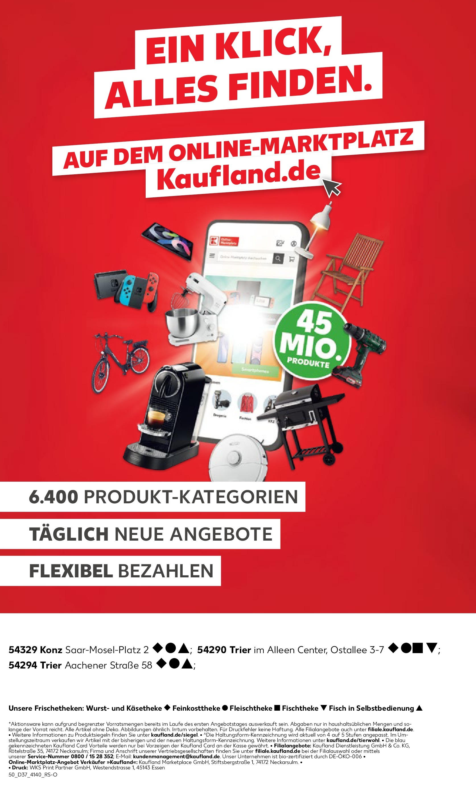 Prospekt Kaufland ab 14.09.2025 » Angebote Online zum Blättern | Seite: 50 | Produkte: Grill, Stuhl, Wurst, Smartphone