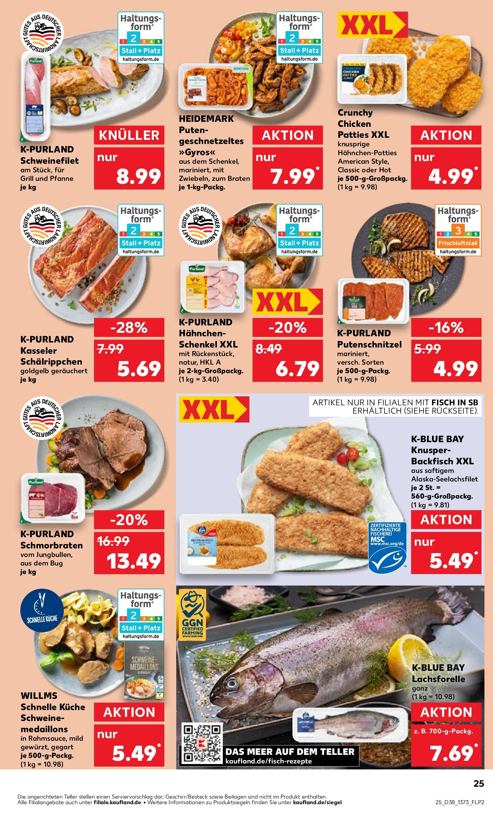 Prospekt Kaufland ab 17.09.2025 » Angebote Online zum Blättern | Seite: 29 | Produkte: Grill, Hahnchen, Küche, Schweinefilet