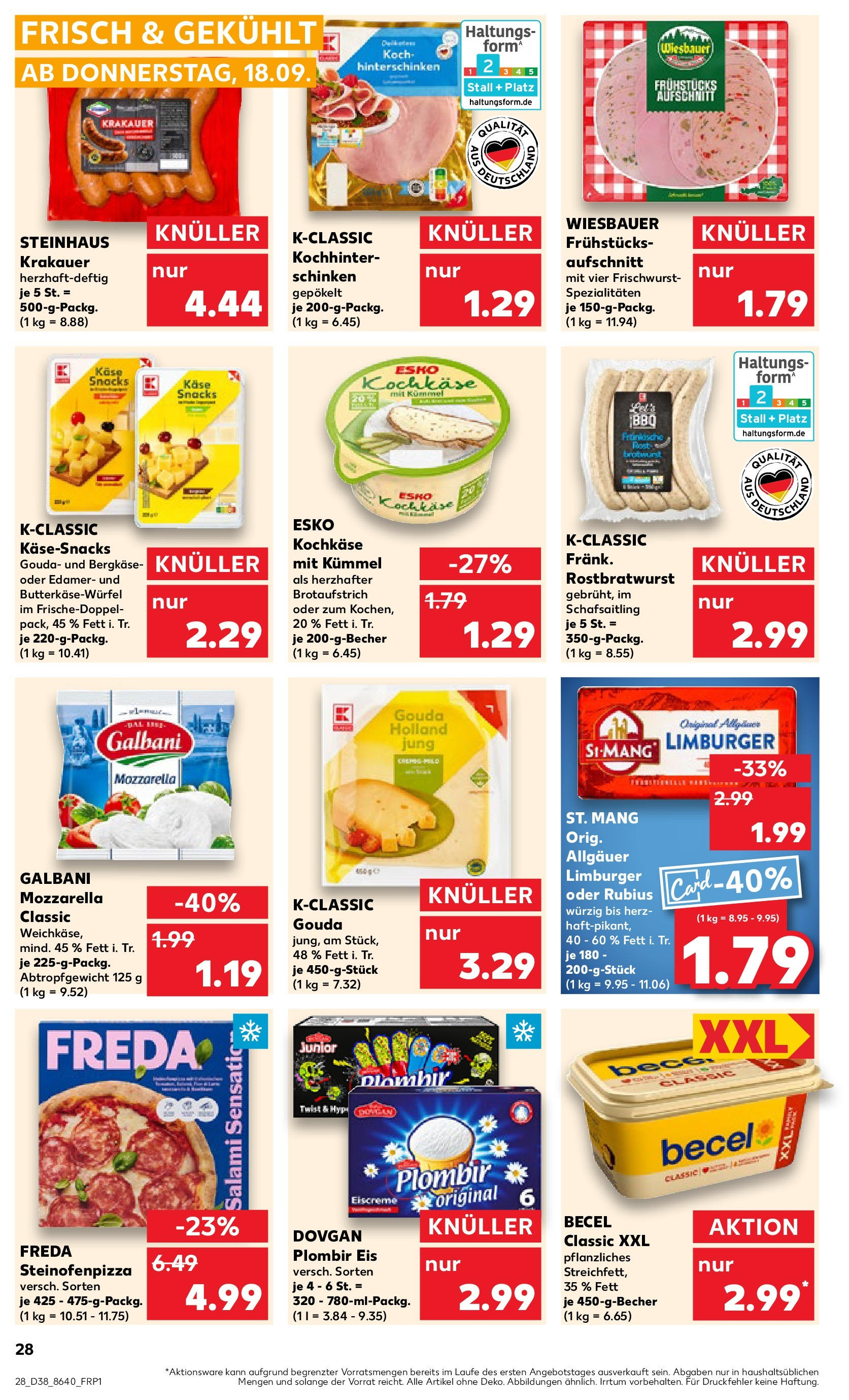 Prospekt Kaufland ab 17.09.2025 » Angebote Online zum Blättern | Seite: 28
