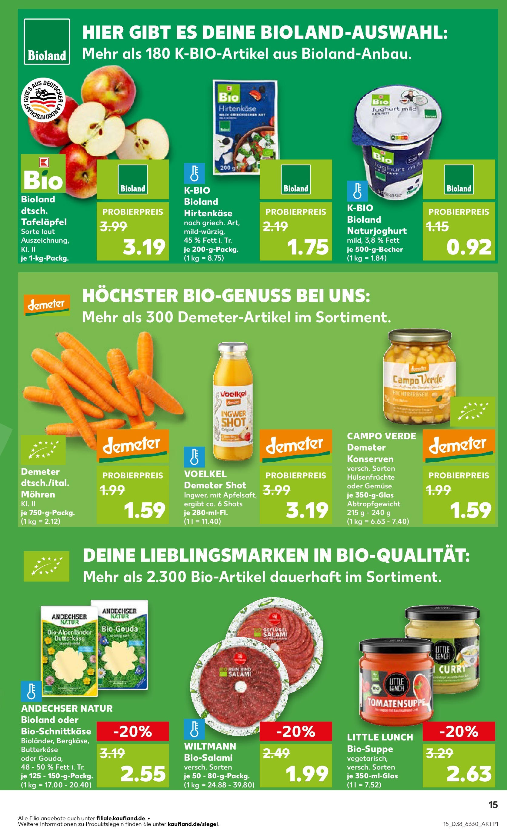 Prospekt Kaufland ab 17.09.2025 » Angebote und Werbung Online | Seite: 15 Prospekt Kaufland ab 17.09.2025 » Angebote Online zum Blättern | Seite: 15