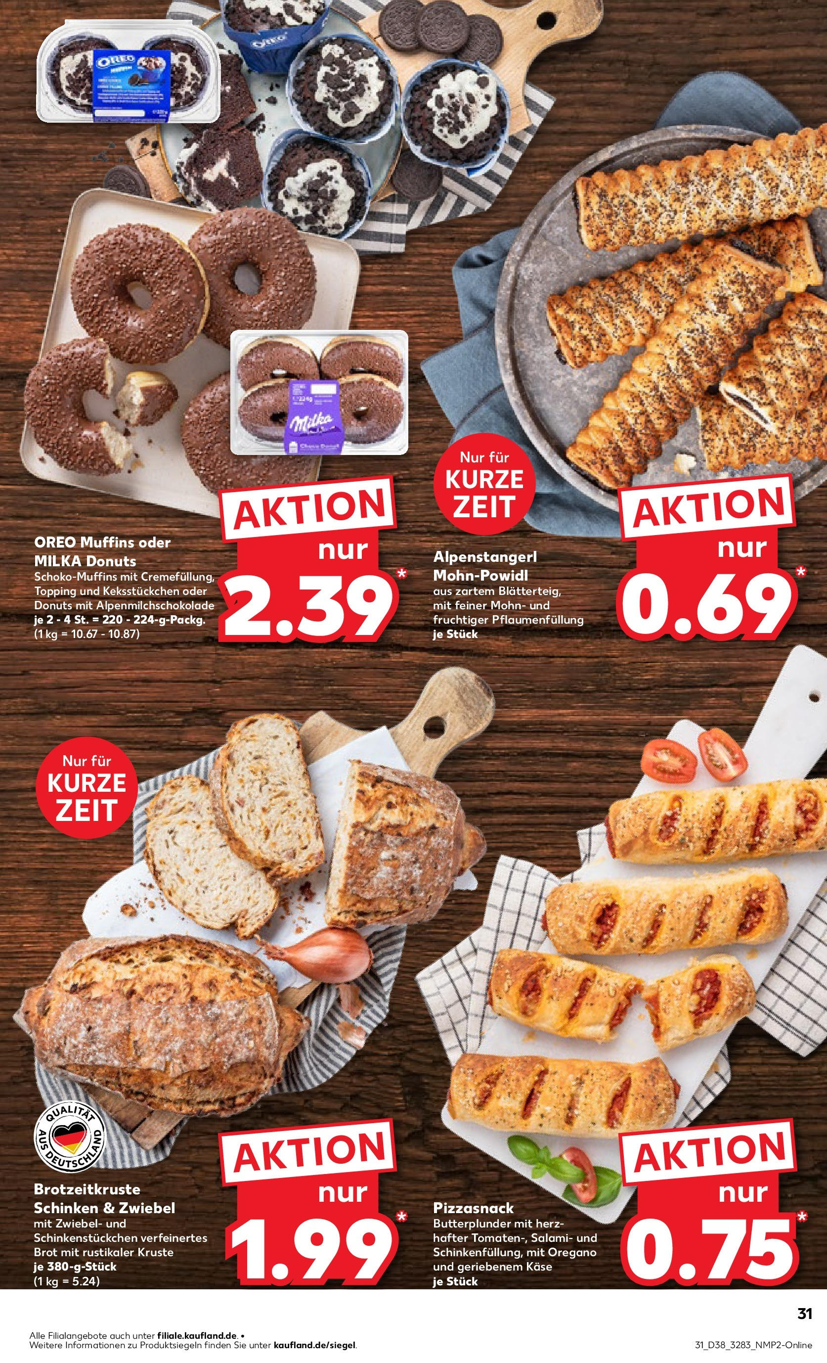 Prospekt Kaufland ab 17.09.2025 » Angebote und Werbung Online | Seite: 31 | Produkte: Käse, Donuts, Brot, Salami Prospekt Kaufland ab 17.09.2025 » Angebote Online zum Blättern | Seite: 31 | Produkte: Käse, Donuts, Brot, Salami