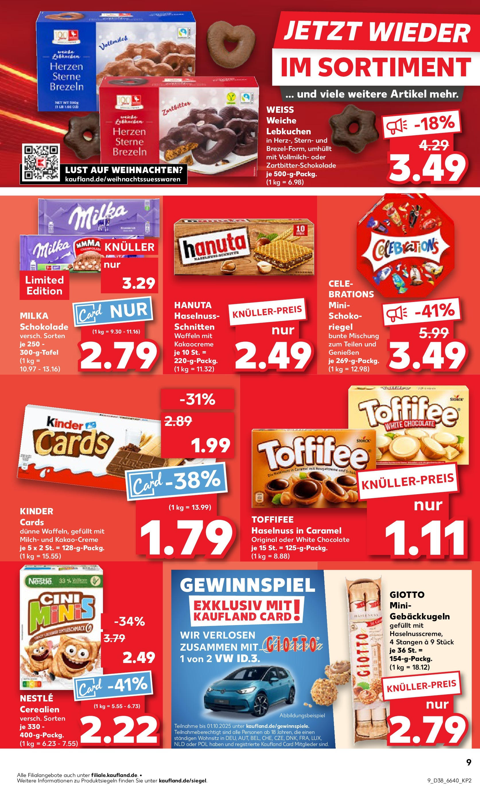 Prospekt Kaufland ab 17.09.2025 » Angebote und Werbung Online | Seite: 9 Prospekt Kaufland ab 17.09.2025 » Angebote Online zum Blättern | Seite: 9