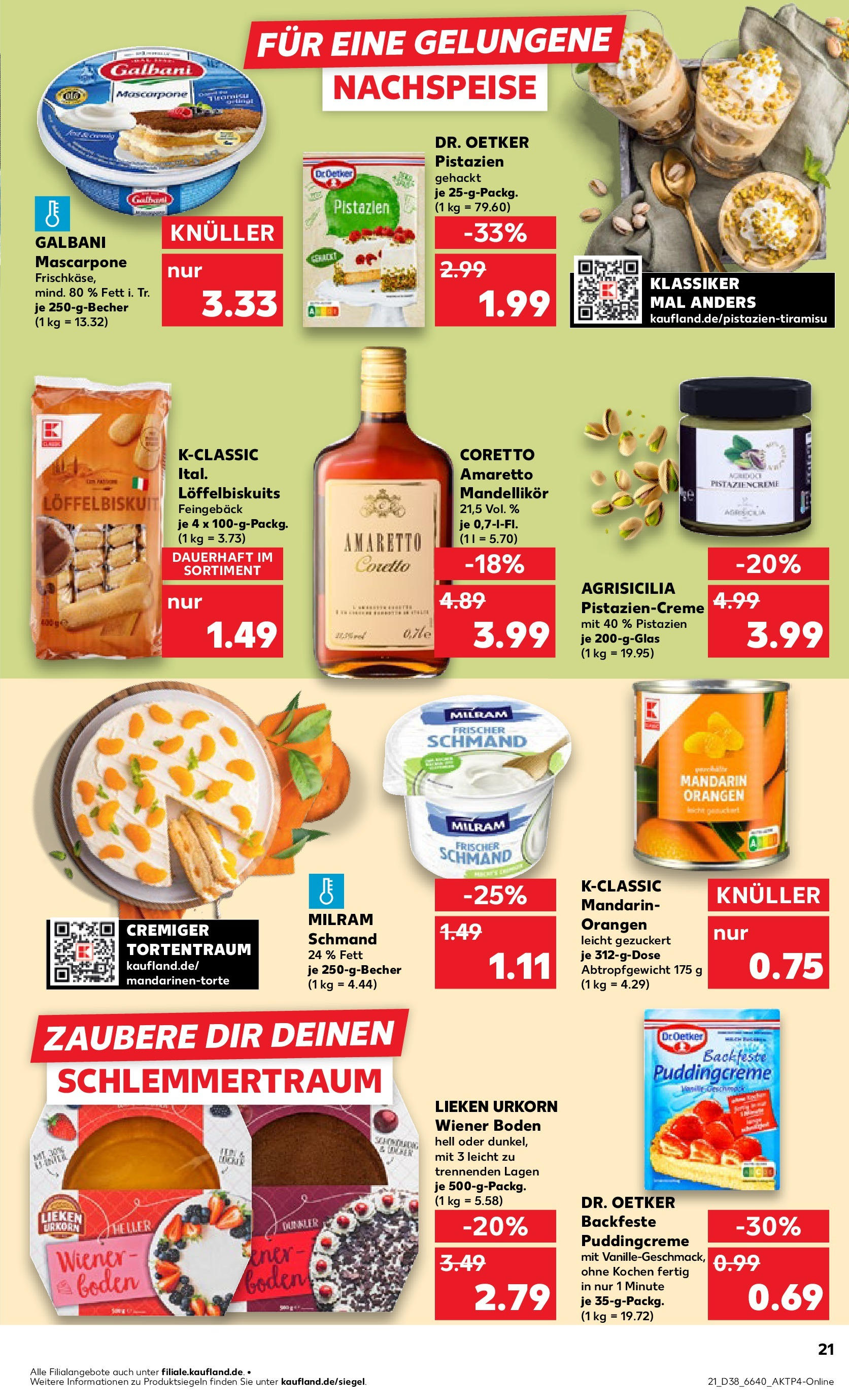 Prospekt Kaufland ab 17.09.2025 » Angebote und Werbung Online | Seite: 21 Prospekt Kaufland ab 17.09.2025 » Angebote Online zum Blättern | Seite: 21