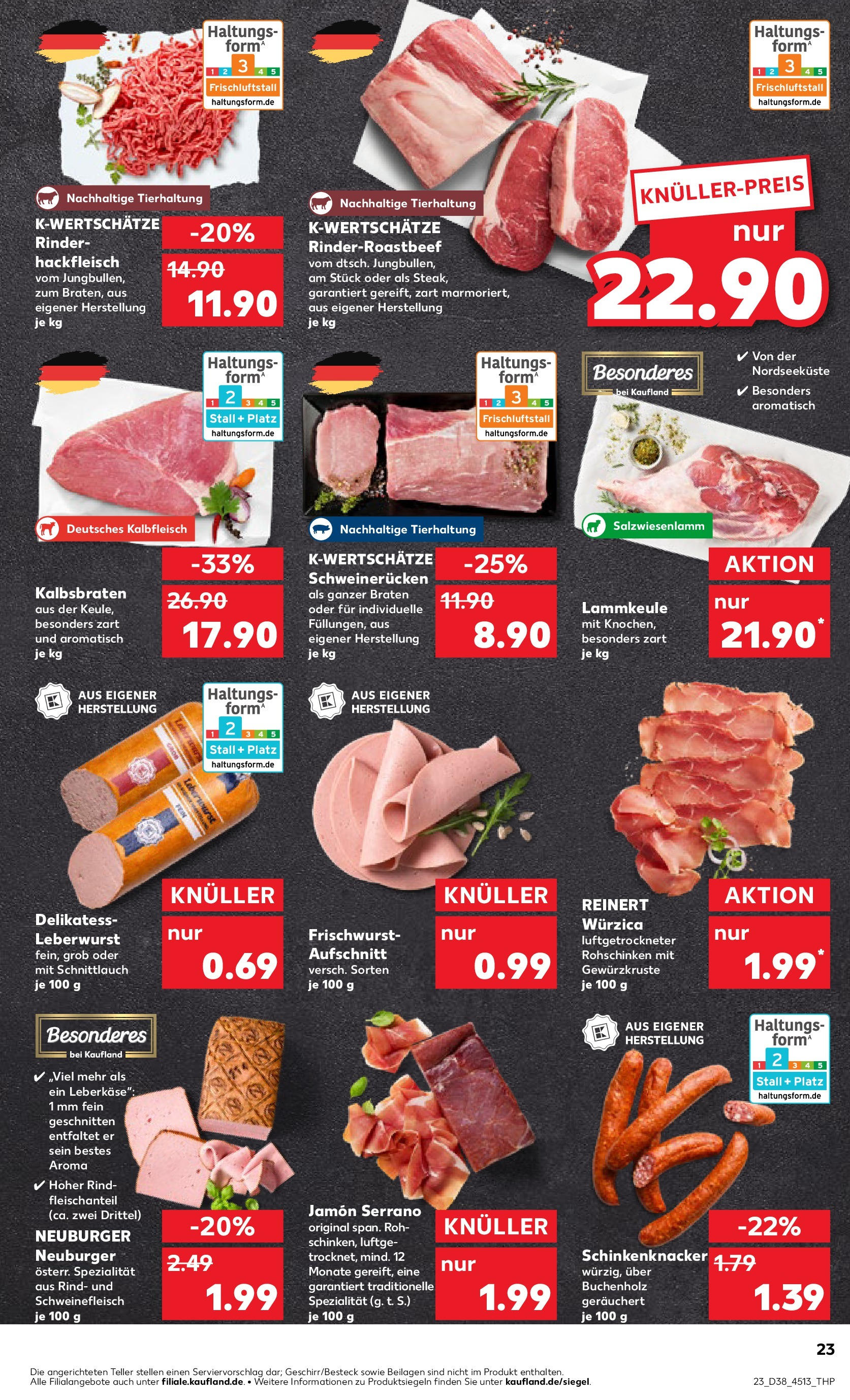 Prospekt Kaufland ab 17.09.2025 » Angebote und Werbung Online | Seite: 23 Prospekt Kaufland ab 17.09.2025 » Angebote Online zum Blättern | Seite: 23