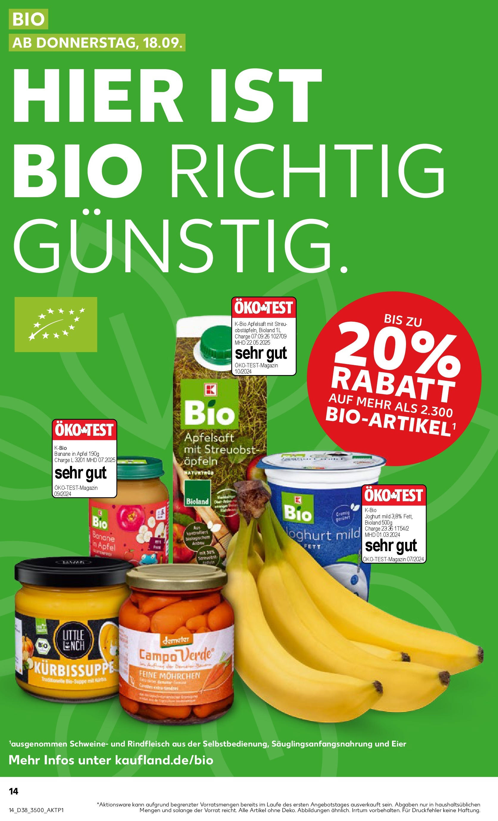Prospekt Kaufland ab 17.09.2025 » Angebote Online zum Blättern | Seite: 14