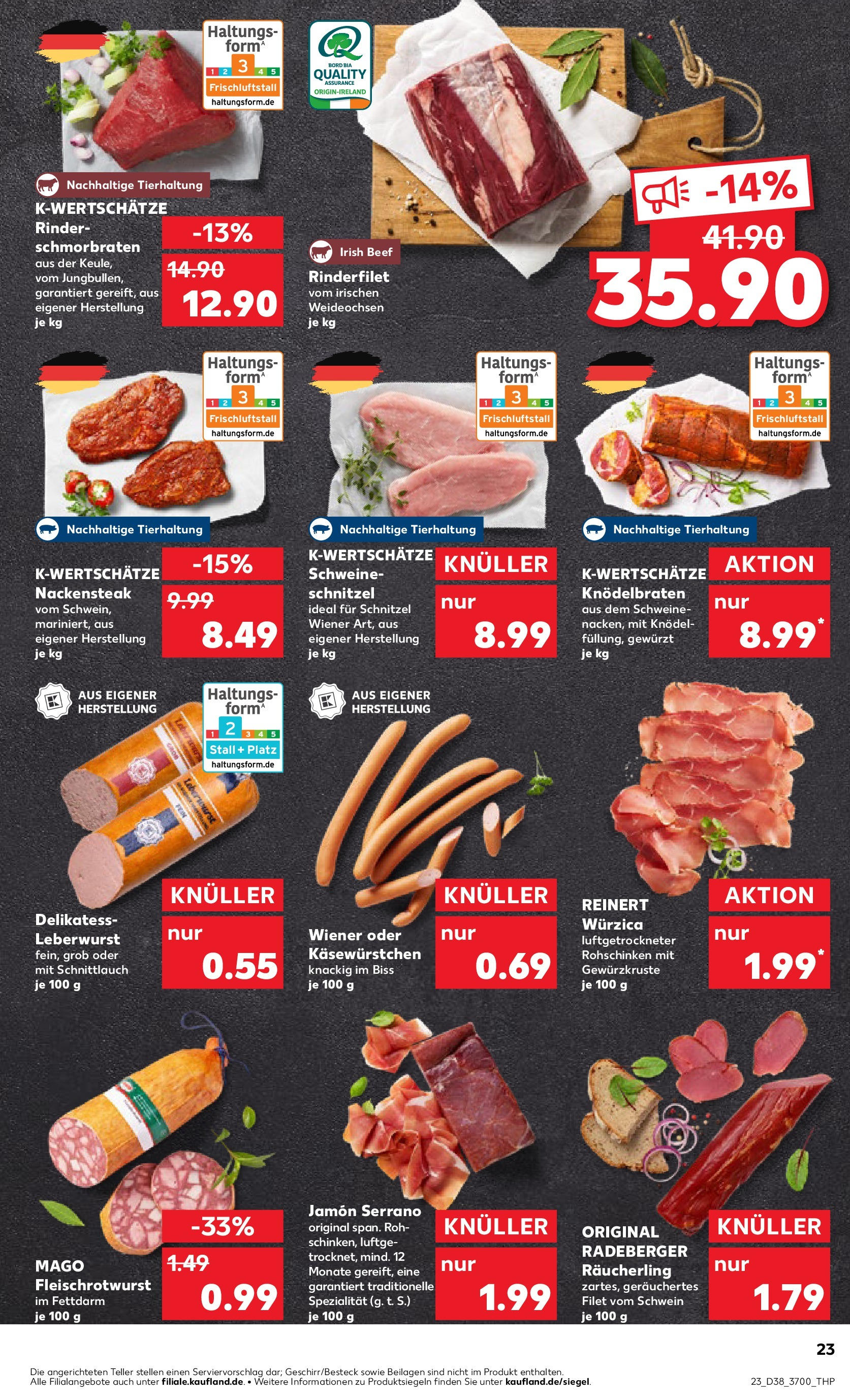 Prospekt Kaufland ab 17.09.2025 » Angebote Online zum Blättern | Seite: 23