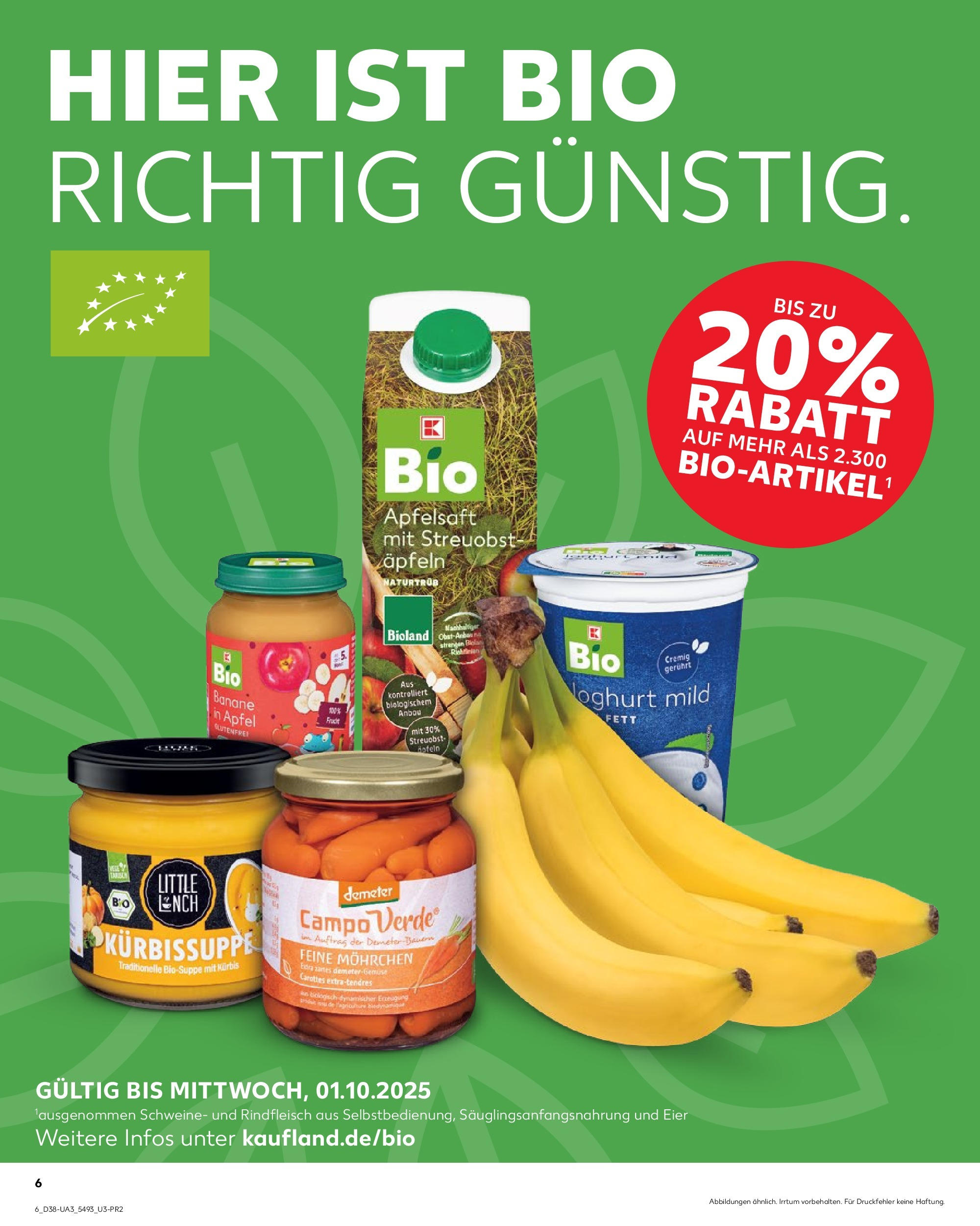 Prospekt Kaufland ab 17.09.2025 » Angebote Online zum Blättern | Seite: 6 | Produkte: Joghurt, Äpfel, Kürbis, Rindfleisch