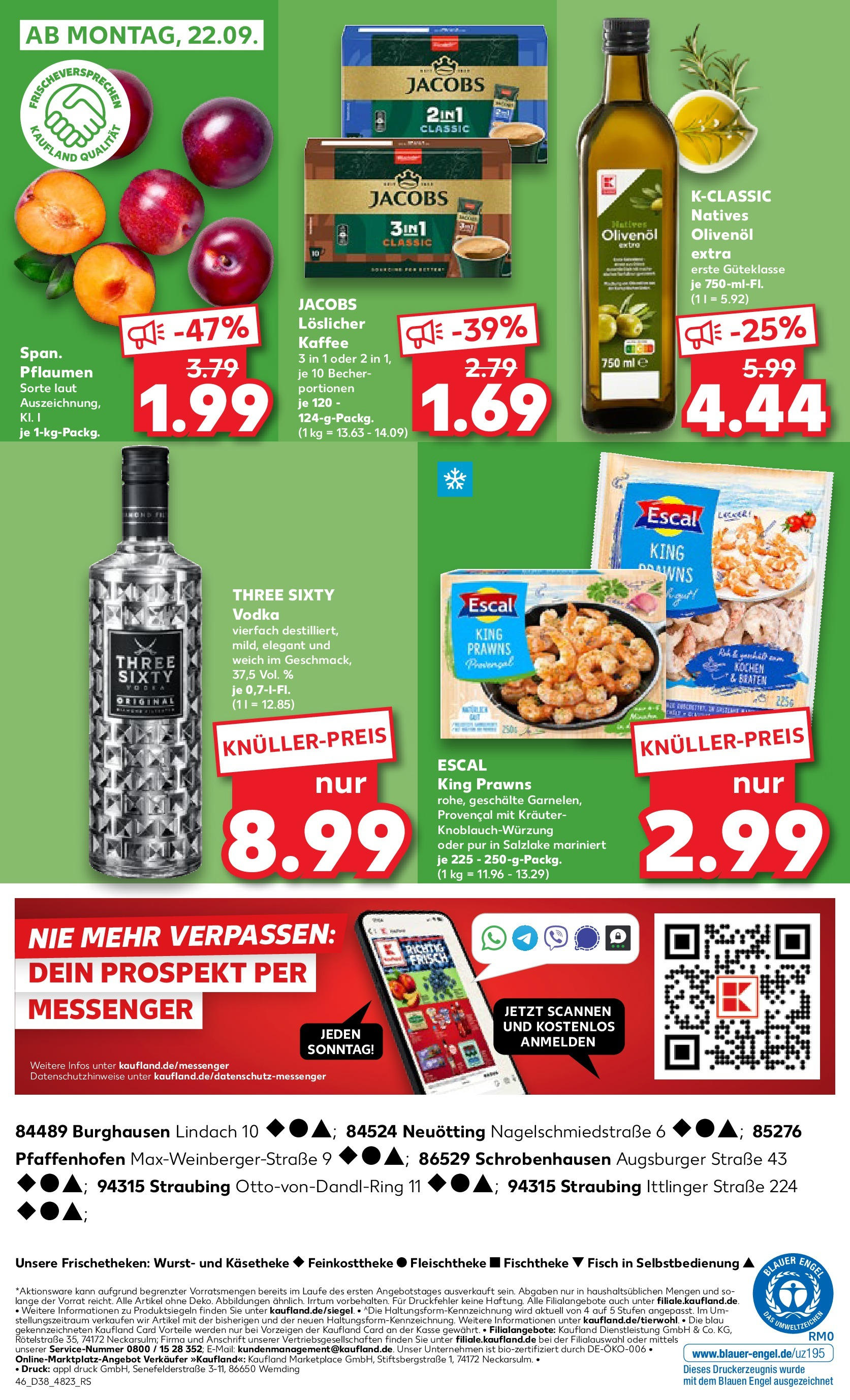 Prospekt Kaufland ab 17.09.2025 » Angebote und Werbung Online | Seite: 46 Prospekt Kaufland ab 17.09.2025 » Angebote Online zum Blättern | Seite: 46