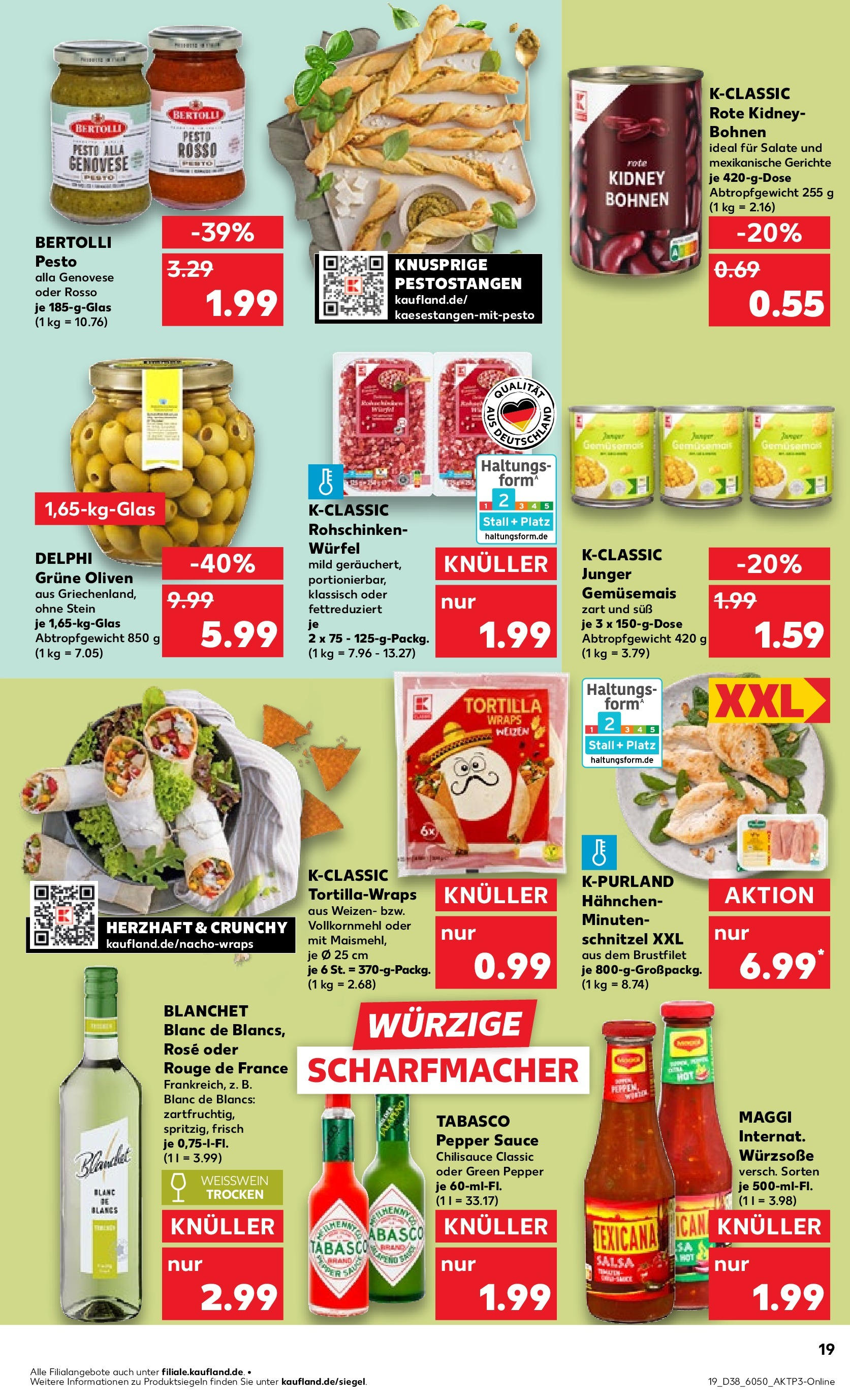 Prospekt Kaufland ab 17.09.2025 » Angebote Online zum Blättern | Seite: 23 | Produkte: Hahnchen, Maggi, Rouge, Schnitzel