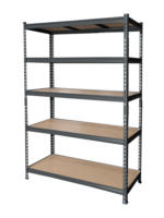 PRAKTIS Метален стелаж Profi Black 1800/1500/450 до 175кг на рафт