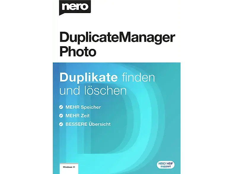 Nero DuplicateManager Photo, 1 User; Software