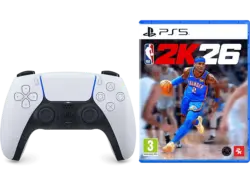 Sony PlayStation DualSense® Wireless Controller Weiß + NBA 2K26; Wireless Controller + PS5 NBA 2K26