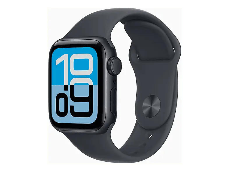 Apple Watch SE 3 GPS 40mm Mitternacht Aluminium Case mit Mitternacht Sport Band - S/M; Smartwatch