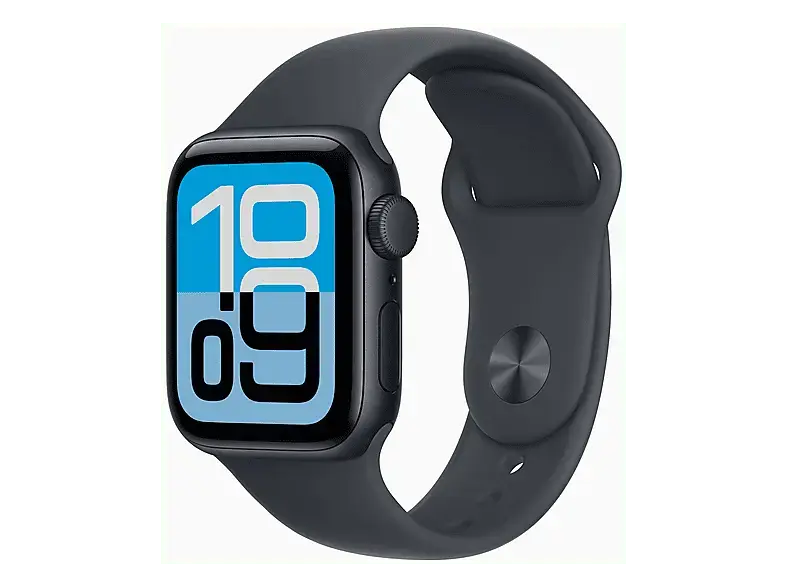 Apple Watch SE 3 GPS 40mm Mitternacht Aluminium Case mit Mitternacht Sport Band - S/M; Smartwatch