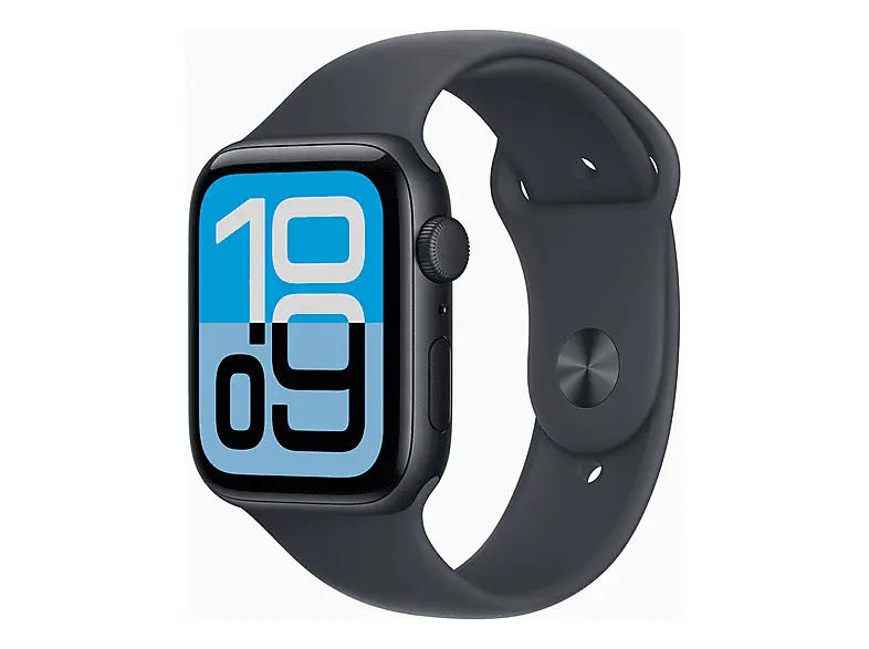 Apple Watch SE 3 GPS 44mm Mitternacht Aluminium Case mit Mitternacht Sport Band - M/L; Smartwatch