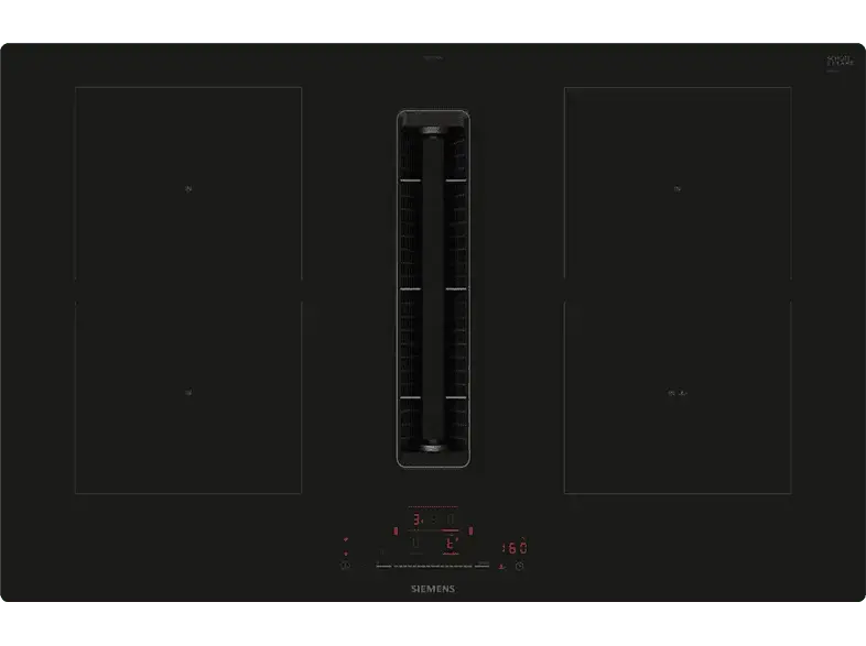 Siemens ED811HQ26E Kochfeld mit Dunstabzug (802 mm breit, 522 tief, Glaskeramik, Induktion, EEK: B)