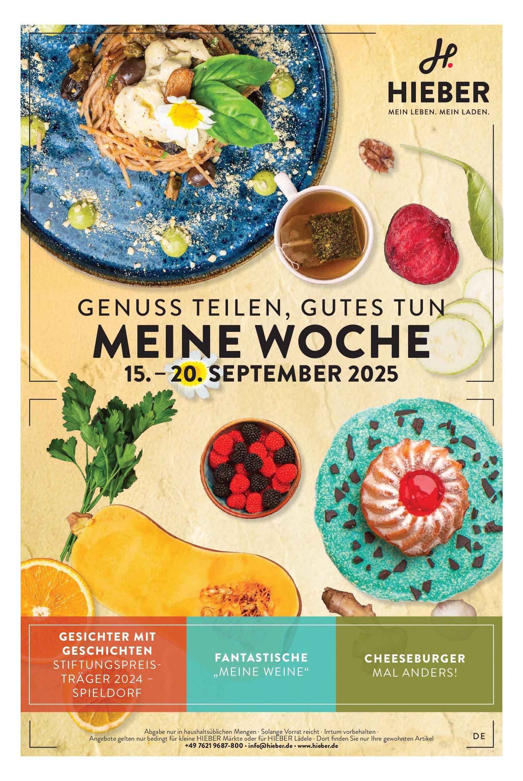 Entdecke - Hieber's Frischecenter: Meine Woche (ab 14.09.2025) zum Blättern | Seite: 1