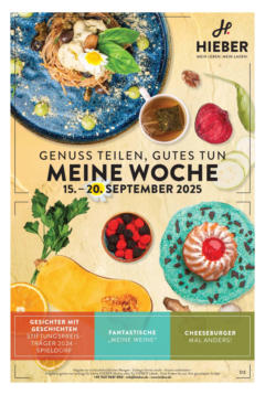 Entdecke - Hieber's Frischecenter: Meine Woche ab 14.09.2025 gültig