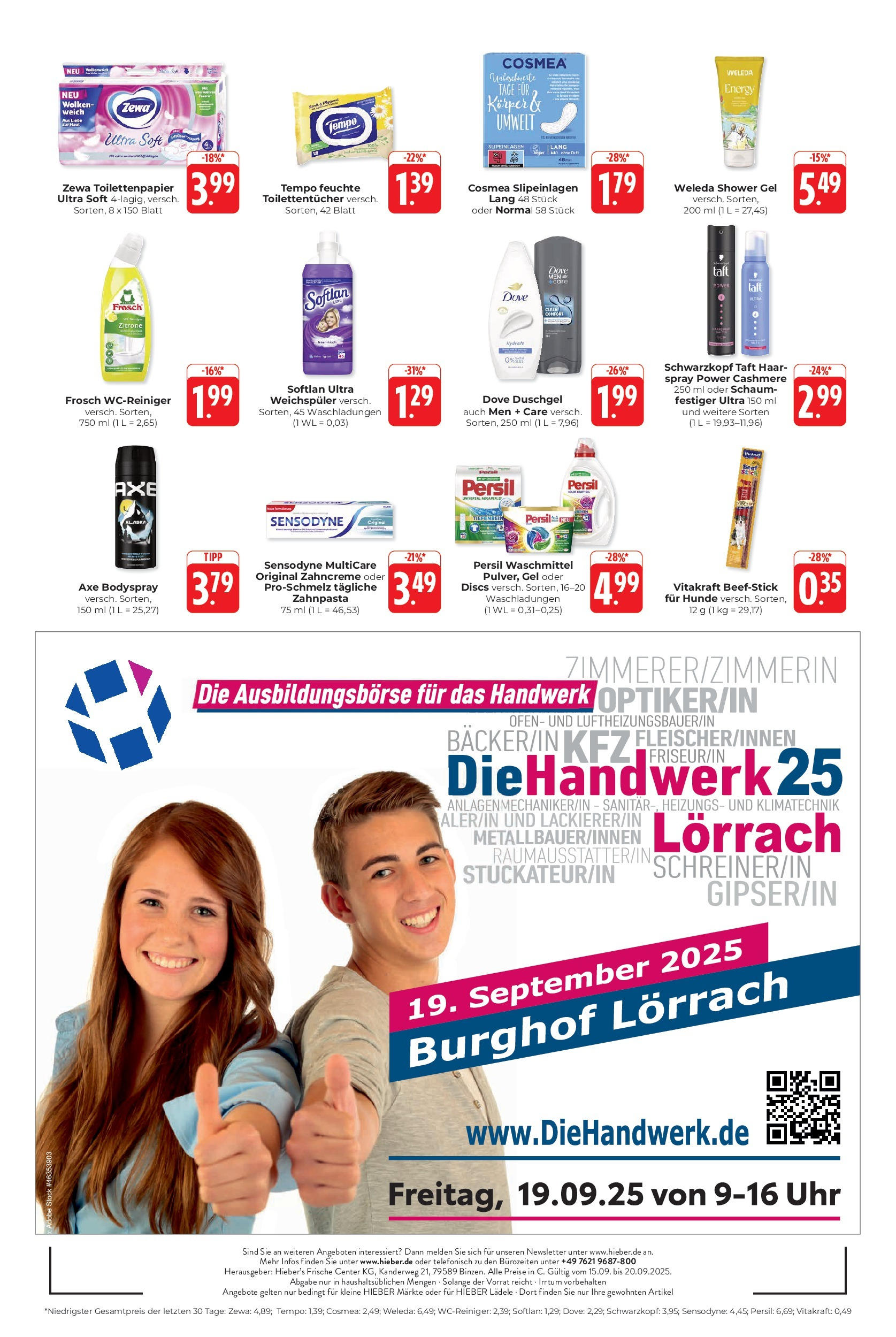 Entdecke - Hieber's Frischecenter: Meine Woche (ab 14.09.2025) zum Blättern | Seite: 16