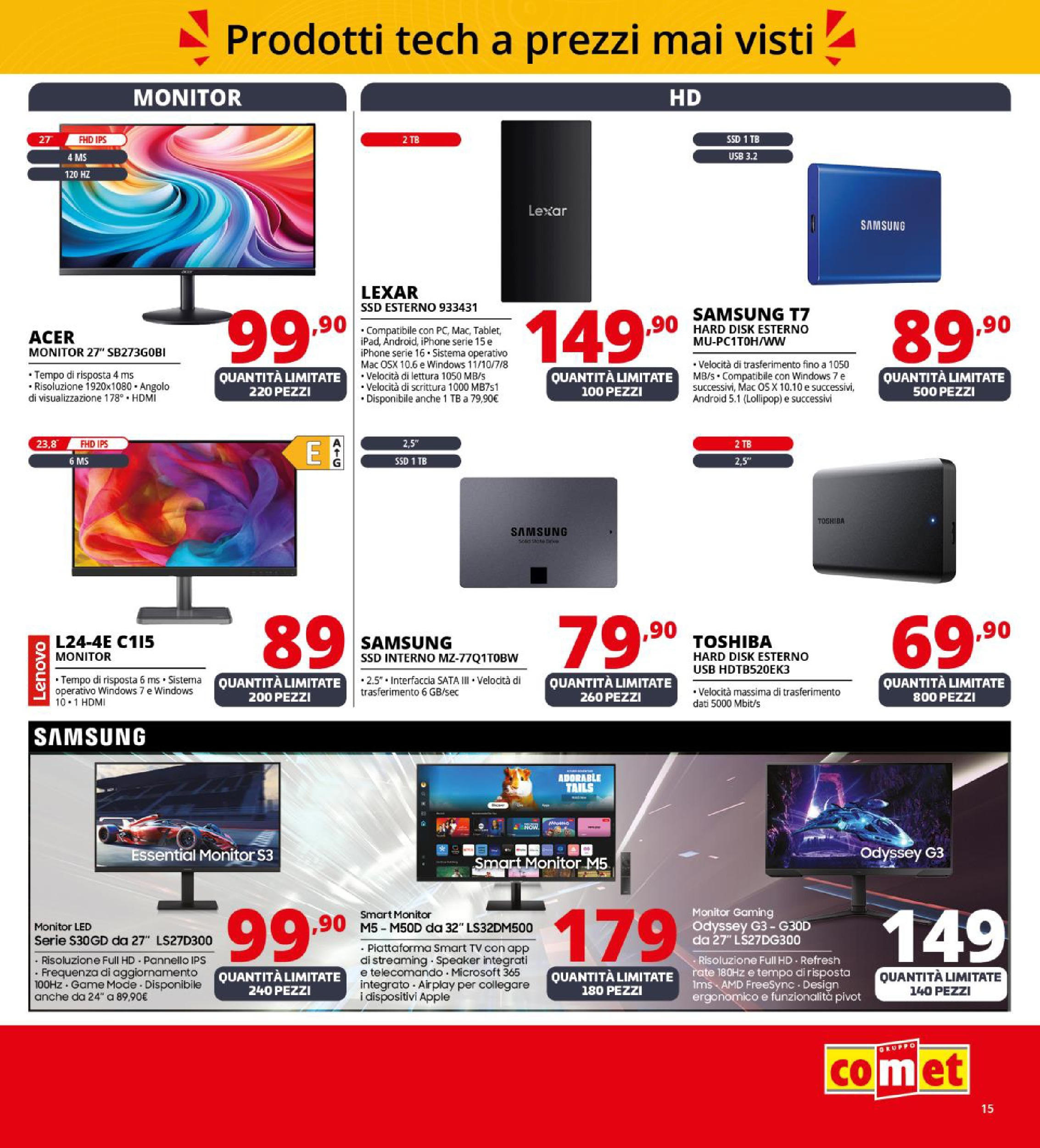 Nuovo Comet - SOTTOCOSTO da Comet! dal 11/09/2025 > offerte anteprima 🛍️ | Pagina: 15 | Prodotti: Iphone, Telecomando, Speaker, Samsung