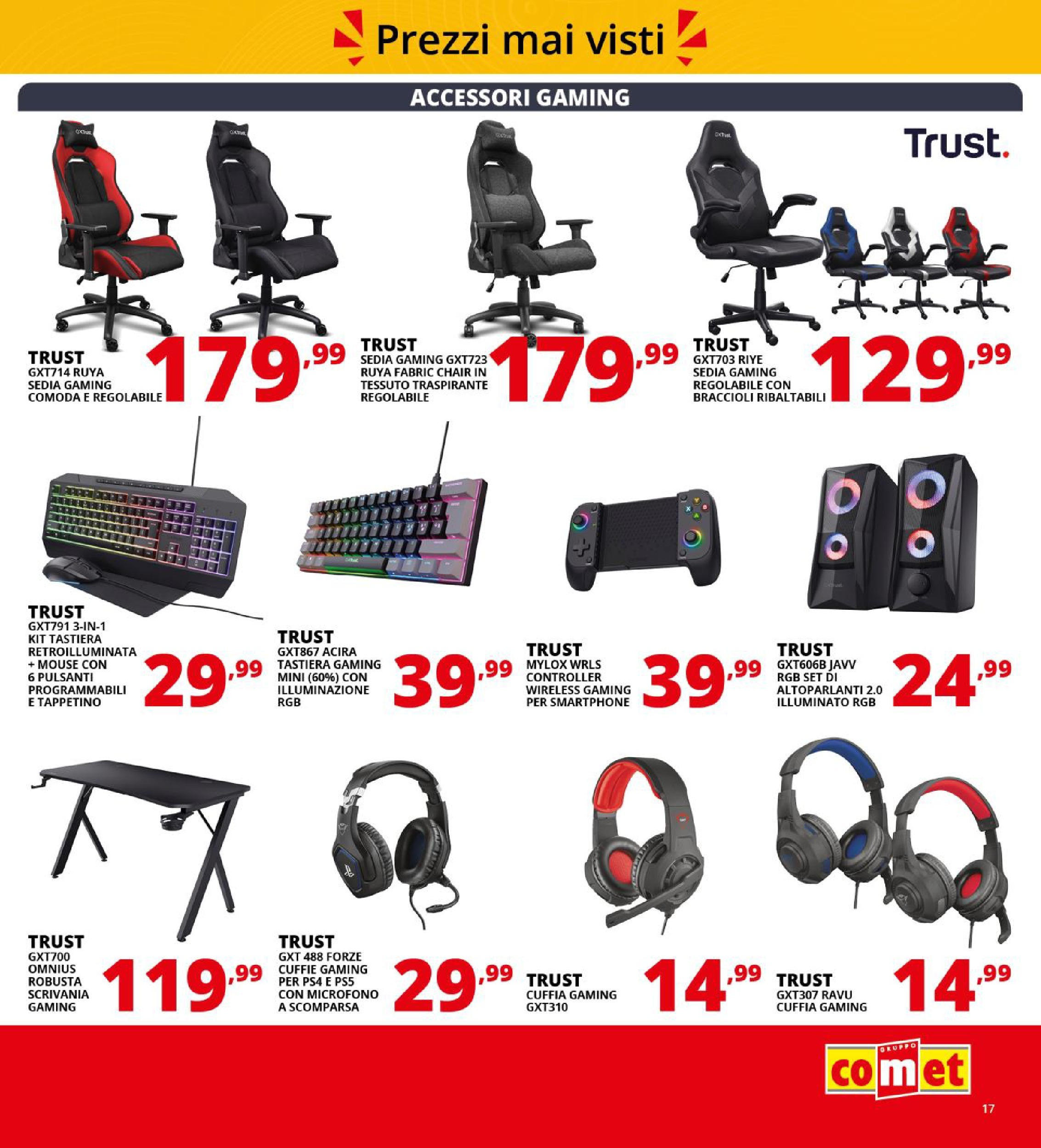 Nuovo Comet - SOTTOCOSTO da Comet! dal 11/09/2025 > offerte anteprima 🛍️ | Pagina: 17 | Prodotti: Smartphone, Mouse, Microfono, Scrivania