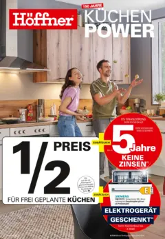 Höffner Küchen- Power Wochen ab 31.07.2025 gültig