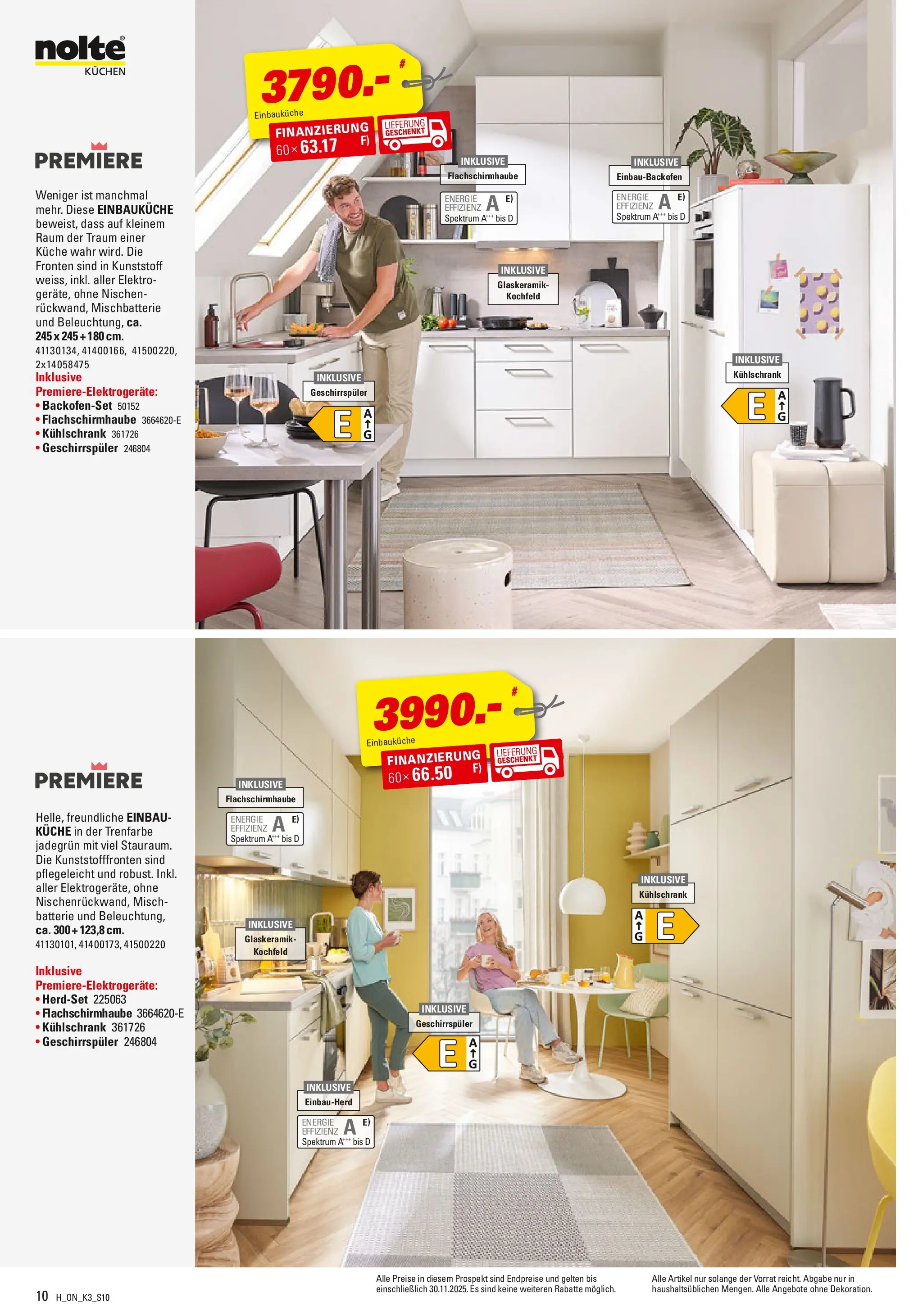 Höffner Küchen- Power Wochen (ab 31.07.2025) zum Blättern | Seite: 10 | Produkte: Batterie, Küche, Kühlschrank, Kuchen