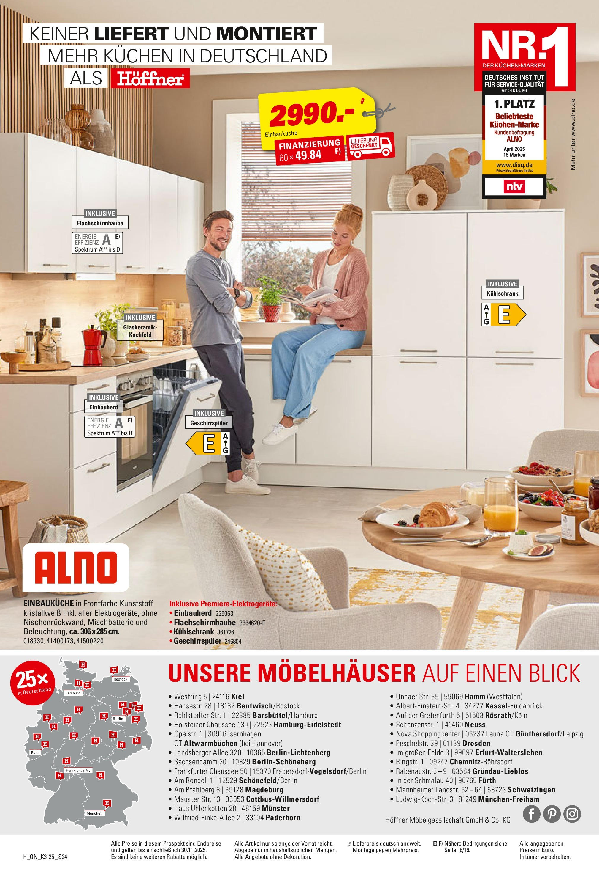 Höffner: Küchen- Power Wochen von 31. Juli bis 30. November 2025 - Prospekt seite 24