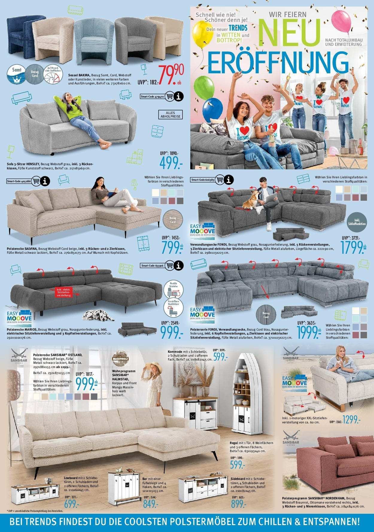 Trends Neue Möbel wirken Wunder. (ab 03.10.2025) zum Blättern | Seite: 2 | Produkte: Lowboard, Sessel, Regal, Mango