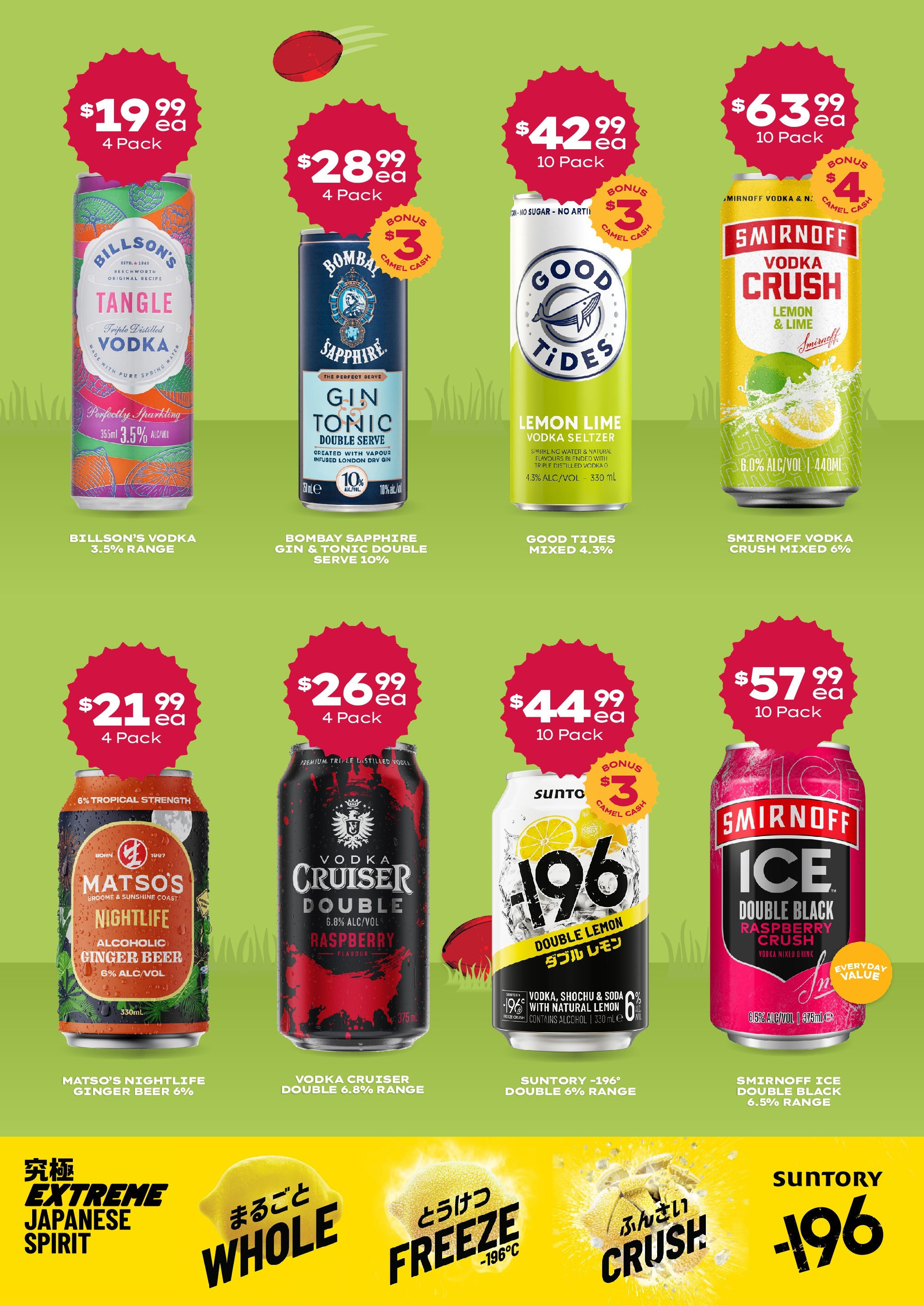 Discover - Score with these Unseriously Good Footy Final Deals - 14/09/2025 > weekly / monthly specials | Page: 4 | Products: Ginger, Beer, Lemon, Raspberry