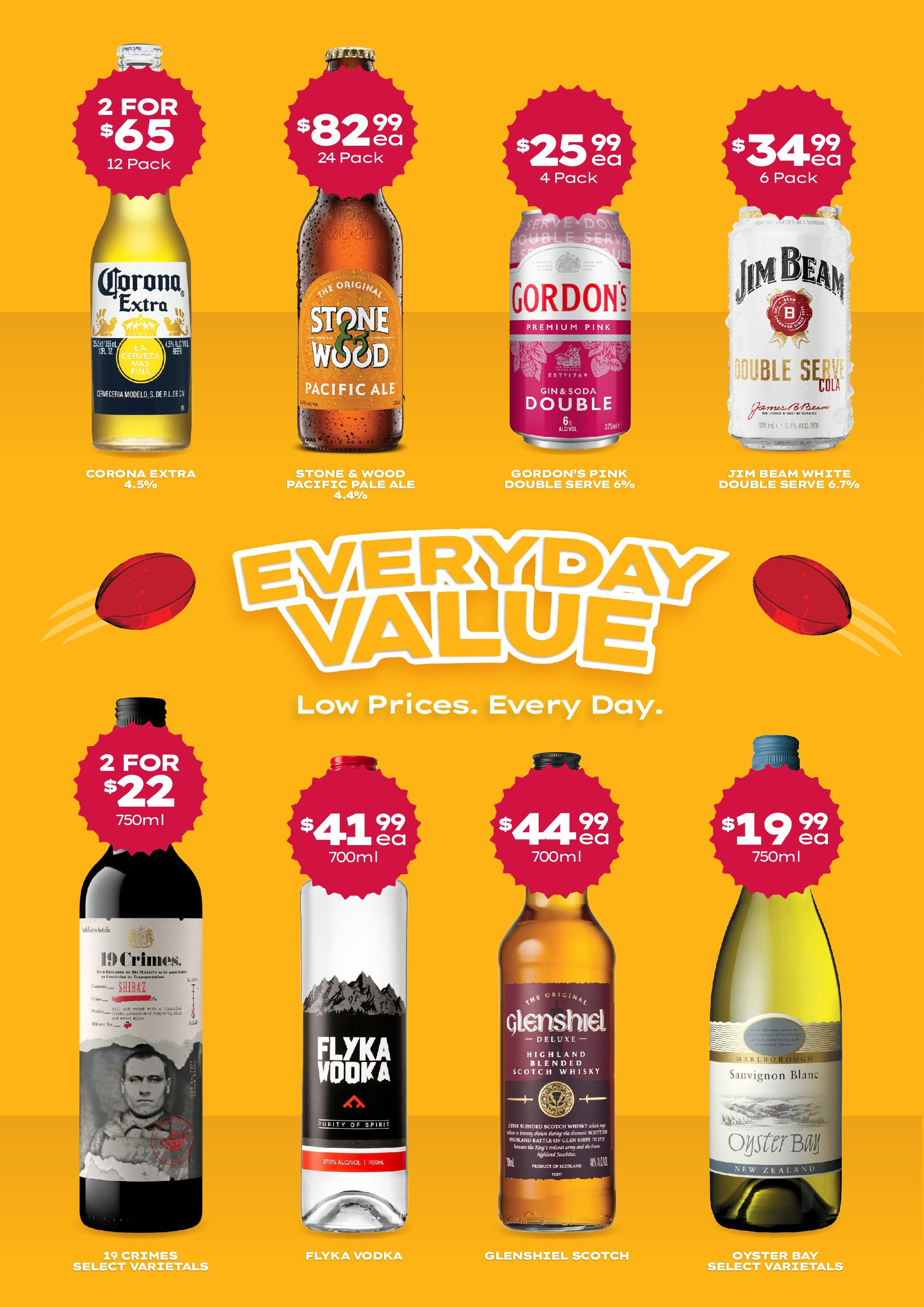 Discover - Score with these Unseriously Good Footy Final Deals - 14/09/2025 > weekly / monthly specials | Page: 5 | Products: Gin, Vodka, Wood, Scotch