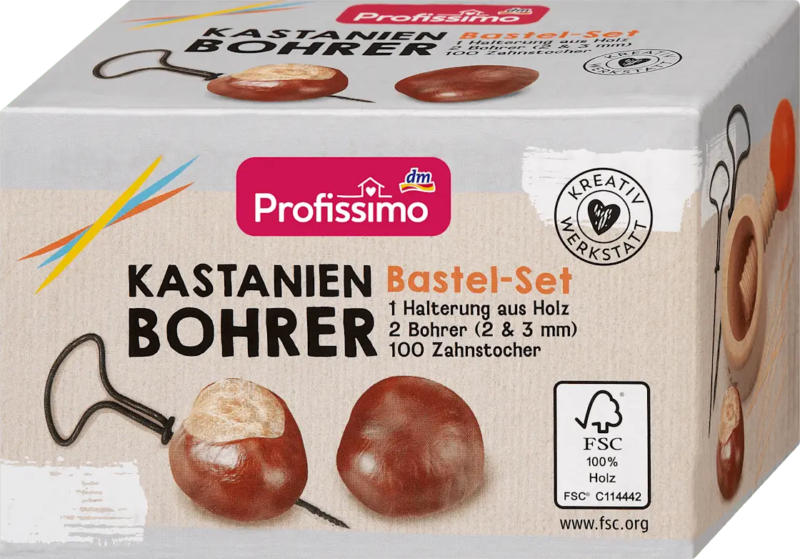 Profissimo Bastel-Set, Kastanienbohrer
