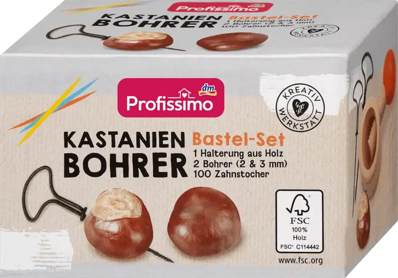 Profissimo Bastel-Set, Kastanienbohrer