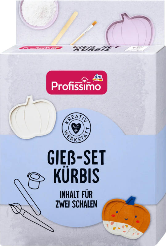 Profissimo Gips Gieß-Set, Kürbis