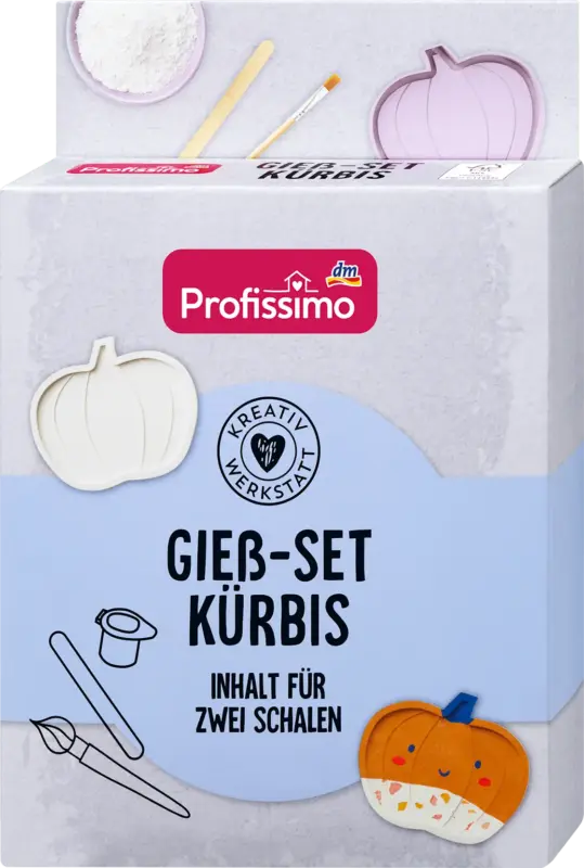 Profissimo Gips Gieß-Set, Kürbis