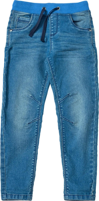 ALANA Jeans mit schmalem Schnitt & Rippbund, blau, Gr. 110