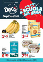 Deco Market A scuola con gusto - al 22.09.2025