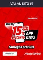 Media World App days da MediaWorld! - al 15.09.2025